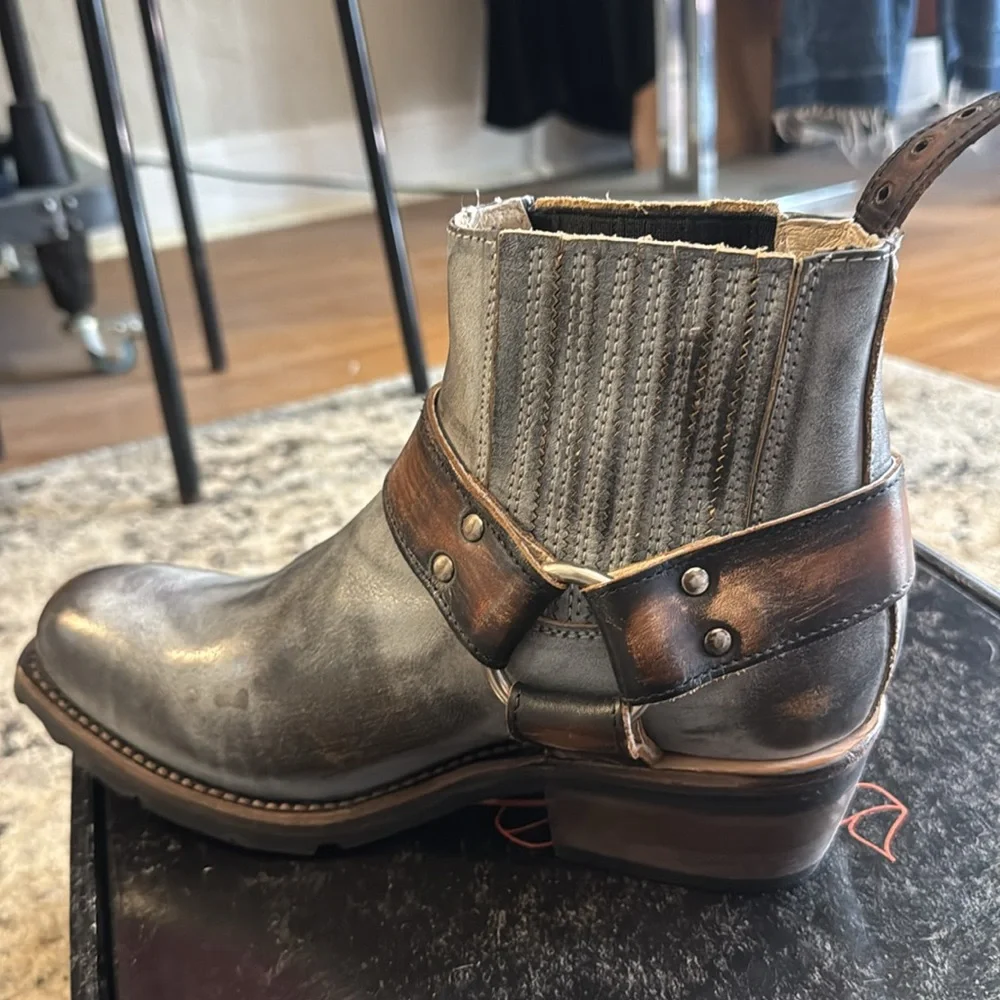 Freebird Women’s Whiskey Boots - Brown and Gray - Picture 3 of 6